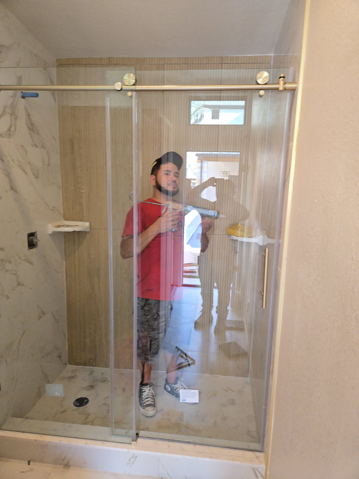 Frameless Shower Glass Install