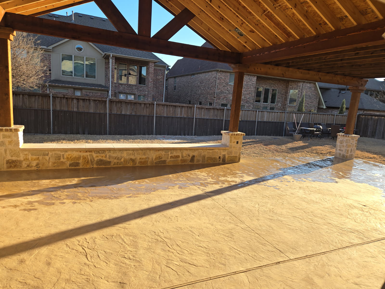 Stamped Concrete Patio